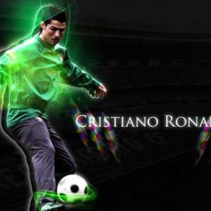 Cristiano Ronaldo Action Football