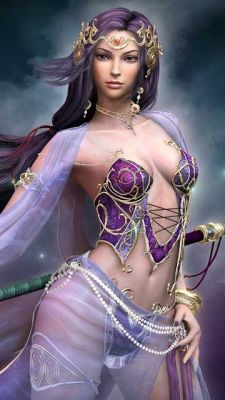 Femme Guerrière Fantastique