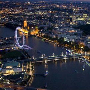 Vue Nocturne de la London Eye