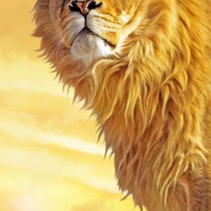 Portrait de Lion Majestueux