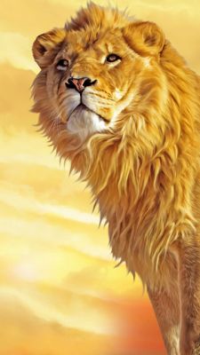 Portrait de Lion Majestueux
