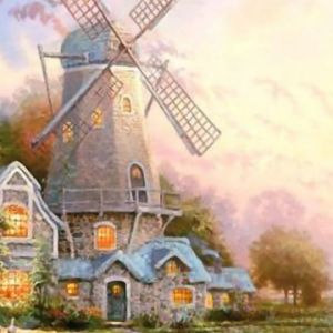 Charmant Paysage de Moulin