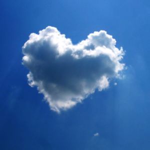 Nuage en forme de cœur