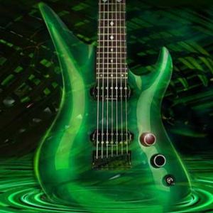 Guitare Électrique Verte