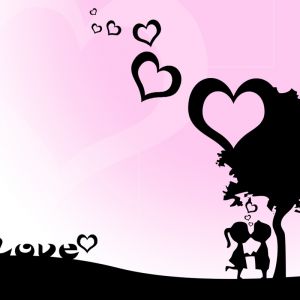 Illustration Romantique de l'Amour