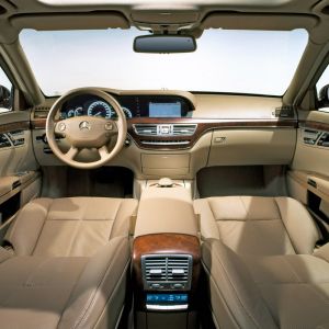 Intérieur de voiture de luxe
