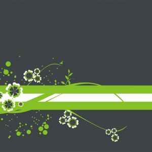 Design Abstrait Floral