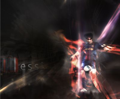 Messi Action Football
