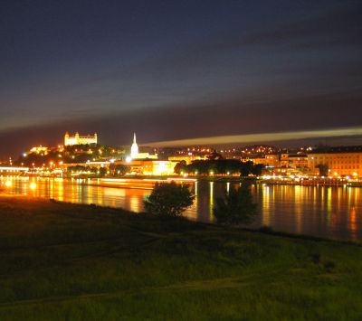 Skyline Nocturne de Bratislava