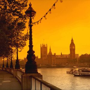 Coucher de soleil à Londres