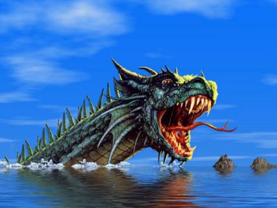 Dragon Marin Majestueux