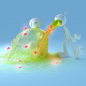 Illustration d'Amour Mignonne