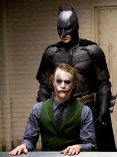 Scène de Batman et Joker