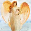 Ange tenant un enfant