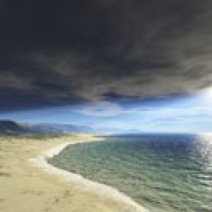 Paysage de Plage Serein