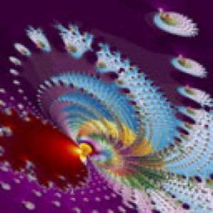 Design Abstrait Coloré en Spirale