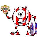 Mascotte Sportive Amusante