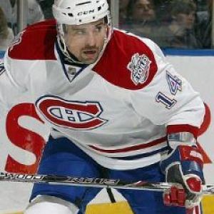 Joueur de Hockey en Action
