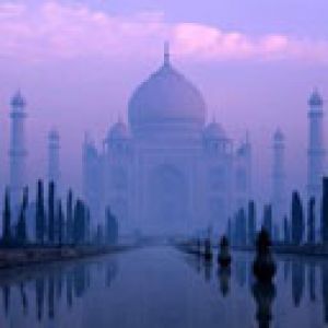 Taj Mahal au Crépuscule