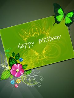 Design Floral Joyeux Anniversaire
