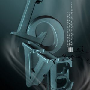 Art Typographique Amour
