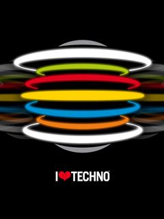 Fond d'écran I Love Techno