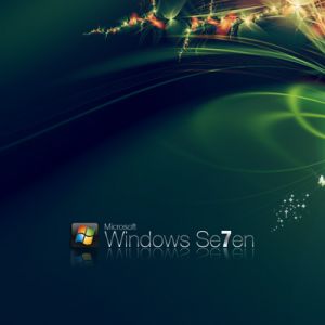 Design Abstrait de Windows 7