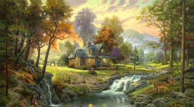 Cabane d'Automne Sereine
