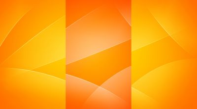 Design Abstrait Orange Vibrant