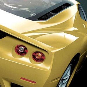 Voiture de Sport Jaune Élégante