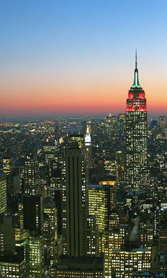 Empire State Building au Coucher de Soleil