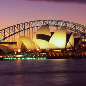 Opéra de Sydney au coucher du soleil