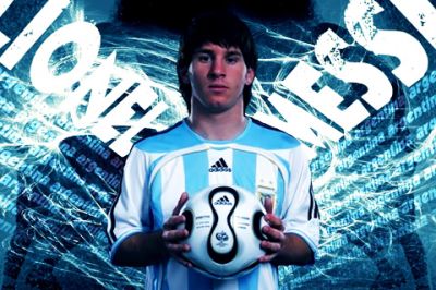 Fond d'Écran de Lionel Messi Football