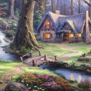 Blanche-Neige dans la Forêt Enchantée