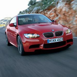 Voiture de Sport Rouge BMW M3