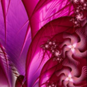 Design Abstrait Rose Vibrant