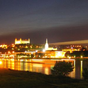 Skyline Nocturne de Bratislava