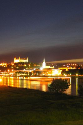 Skyline Nocturne de Bratislava