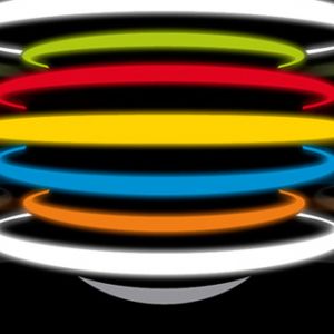 Design Abstrait I Love Techno