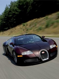 Bugatti Veyron sur la Route