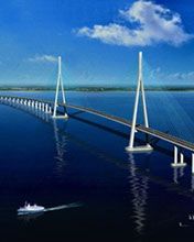 Pont Moderne Sur l'Eau