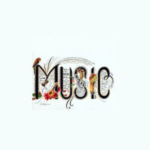 Typographie Créative de la Musique