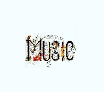 Typographie Créative de la Musique