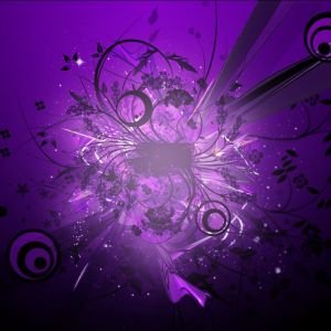 Design Abstrait Violet Vibrant