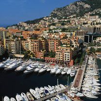 Vue Aérienne du Port de Monaco