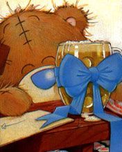Ours Mignon avec Bière