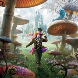 Monde Fantastique avec Champignons