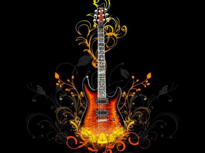 Art de Guitare Électrique