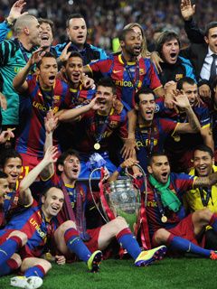 Célébration des Champions FC Barcelona