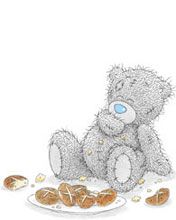 Ourson Mignon avec des Biscuits